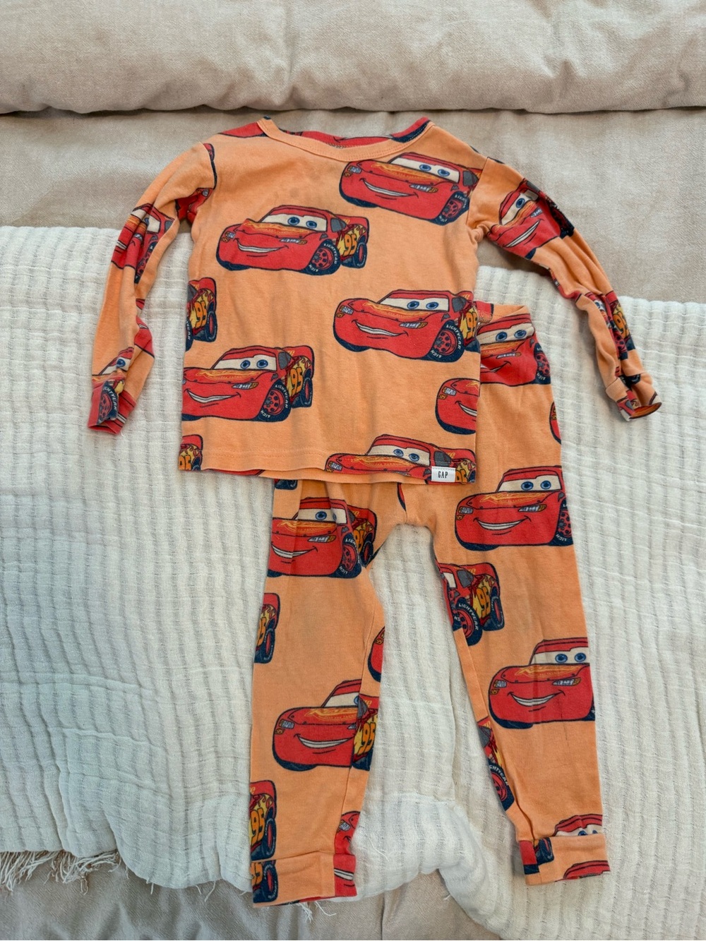 GAP Pixar Orange & Red Kids Pajama Top
